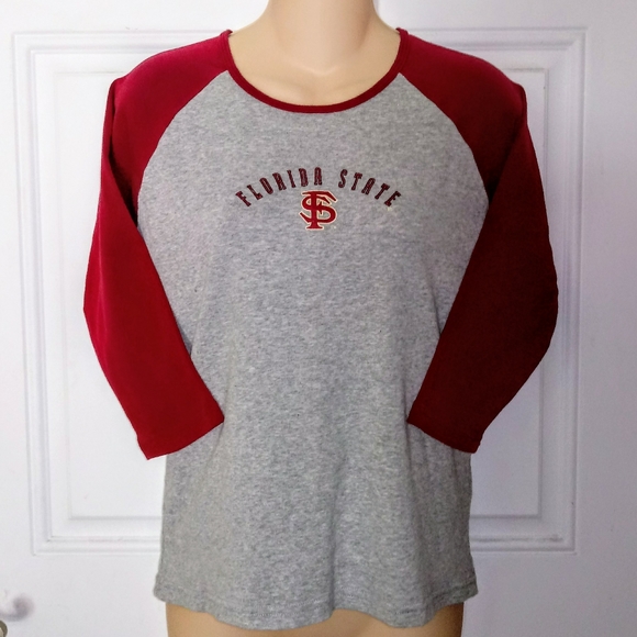 💚💲4/$20. FSU Seminoles Tee Shirt Top, L 11 juniors - Picture 4 of 7